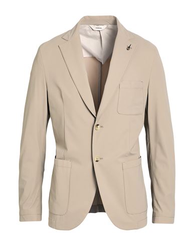 Paoloni Man Blazer Grey Size 42 Polyamide, Elastane In Gray