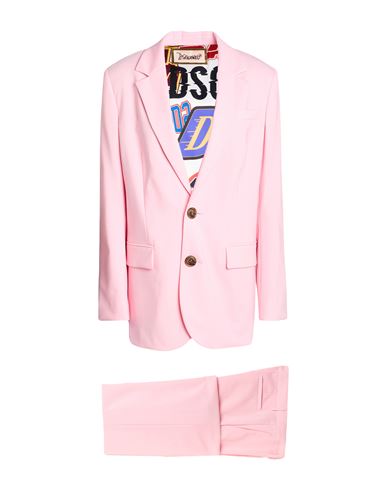 Dsquared2 Woman Suit Pink Size 8 Polyester, Virgin Wool, Elastane
