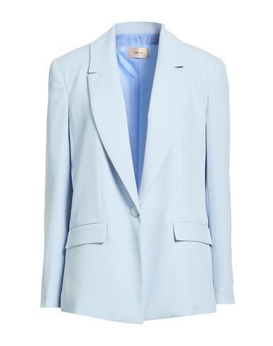 Toy G. Woman Blazer Sky Blue Size 8 Polyester, Elastane