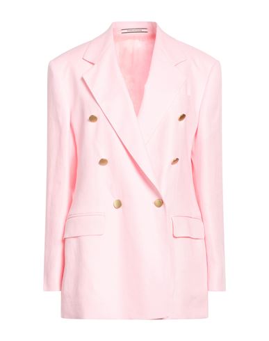 Tagliatore 02-05 Woman Blazer Pink Size 10 Linen