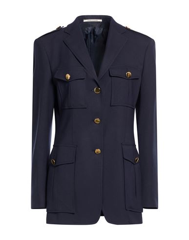 Tagliatore 02-05 Woman Blazer Midnight Blue Size 12 Polyester, Virgin Wool, Elastane