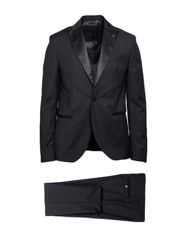 Manuel Ritz Man Suit Black Size 40 Virgin Wool