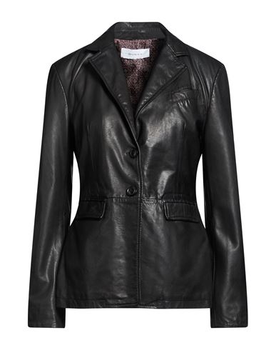 Bully Woman Blazer Black Size 10 Leather