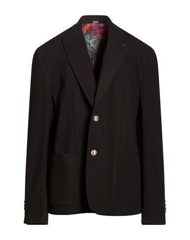 Ungaro Man Blazer Black Size M Polyester, Viscose, Elastane