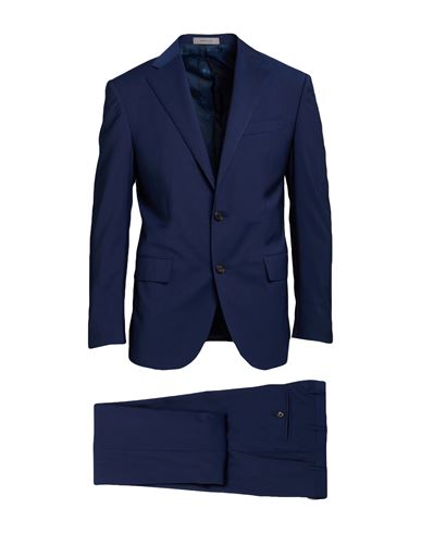 Corneliani Man Suit Blue Size 46 Virgin Wool, Elastane