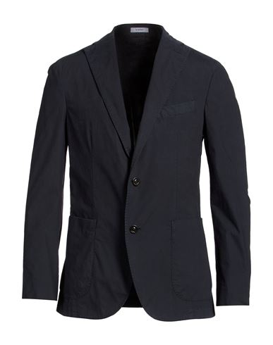 Boglioli Man Blazer Midnight Blue Size 46 Cotton, Elastane