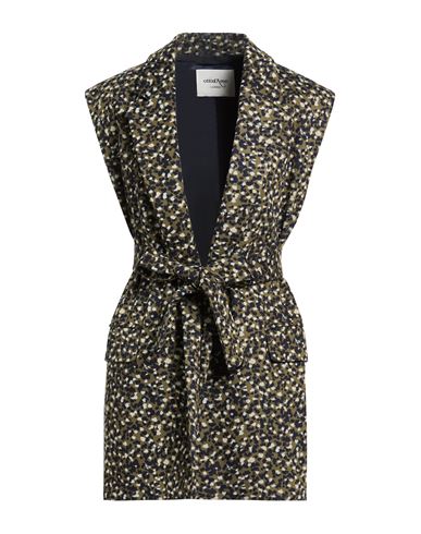 Ottod'ame Woman Blazer Military Green Size 8 Polyester, Polyamide, Viscose, Elastane