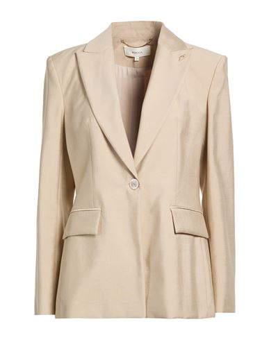 Kocca Woman Blazer Beige Size M Viscose, Polyester In Neutral