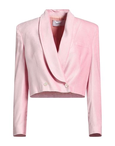 Lardini Woman Blazer Pink Size 4 Viscose
