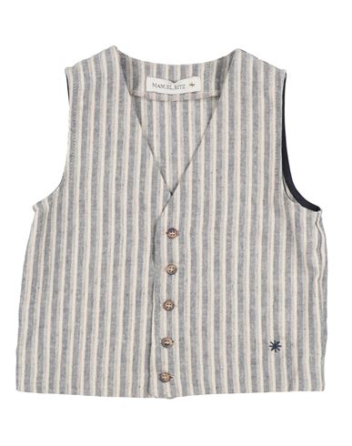 Manuel Ritz Babies'  Toddler Boy Tailored Vest Beige Size 6 Linen, Cotton In Sand