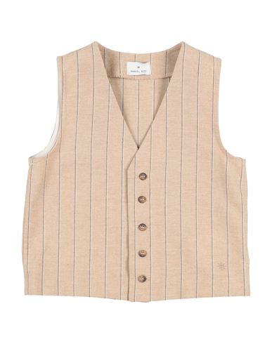 Manuel Ritz Babies'  Toddler Boy Tailored Vest Sand Size 6 Cotton, Polyester