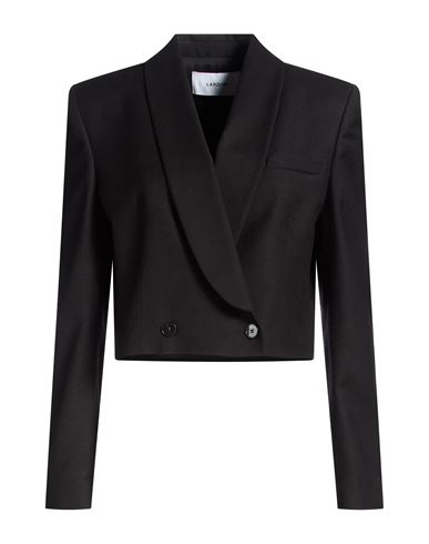 Lardini Woman Blazer Black Size 6 Wool, Elastane