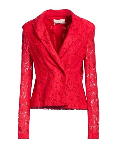 Kaos Jeans Woman Blazer Red Size 10 Cotton, Polyamide, Viscose