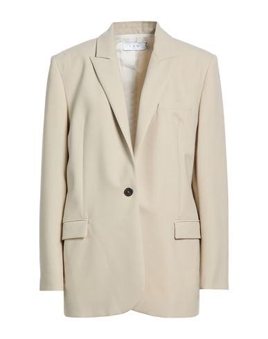 Iro Woman Blazer Cream Size 10 Polyester, Wool, Elastane In White
