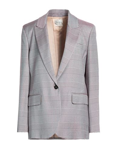 Forte Forte Forte_forte Woman Blazer Burgundy Size 4 Viscose, Wool In Gray