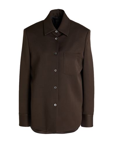 Acne Studios Woman Jacket Dark Brown Size 4 Wool