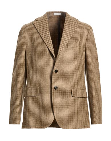 Boglioli Man Blazer Khaki Size 46 Virgin Wool In Brown