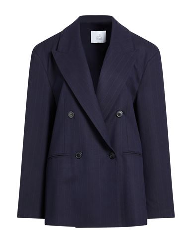 Le Sully Studio Woman Blazer Midnight Blue Size 4 Polyester, Viscose, Elastane