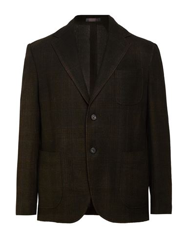 The Gigi Man Blazer Dark Brown Size 42 Virgin Wool