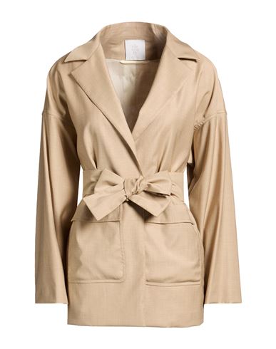 Eleventy Woman Blazer Beige Size 2 Wool, Elastane In Neutral