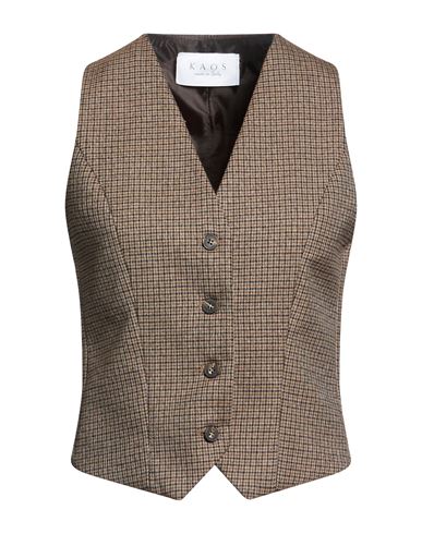 Chaleco sartorial Mujer Camel 36,38 Mujer