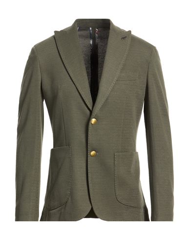 Bob Man Blazer Military Green Size 46 Polyester, Viscose, Elastane