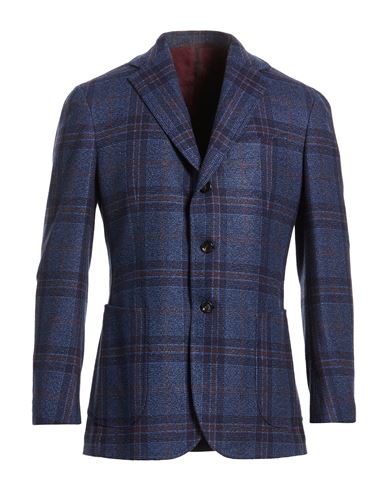 Stile Latino Man Blazer Blue Size 44 Cashmere