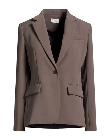 P.a.r.o.s.h P. A.r. O.s. H. Woman Blazer Taupe Size M Polyester In Brown