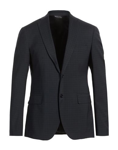 Exte Man Blazer Midnight Blue Size 44 Wool