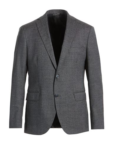 Exte Man Blazer Grey Size 48 Wool In Gray