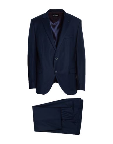 Digel Man Suit Navy Size 46 Virgin Wool, Cashmere