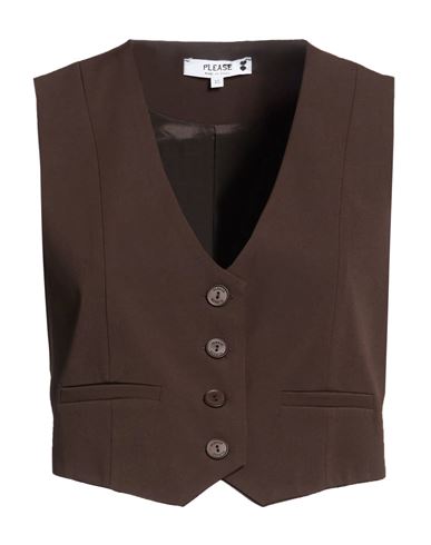Chaleco sartorial Mujer Marrón chocolate XS Mujer