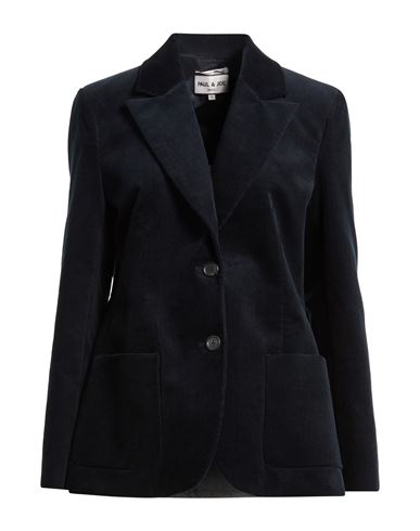 Paul & Joe Woman Blazer Midnight Blue Size 12 Cotton
