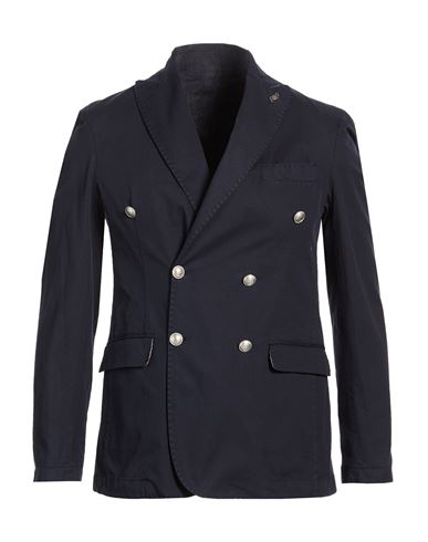 Bob Man Blazer Midnight Blue Size 42 Linen, Cotton, Elastane