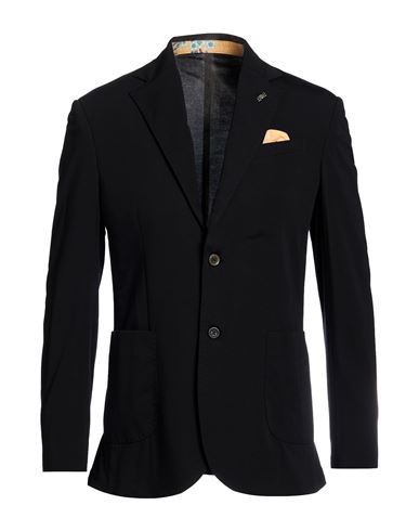 Bob Man Blazer Black Size 46 Viscose, Polyamide, Elastane