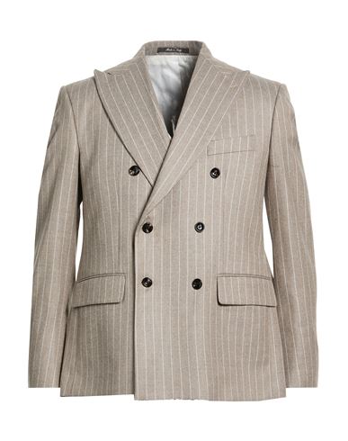 Lc23 Man Blazer Sand Size 40 Wool