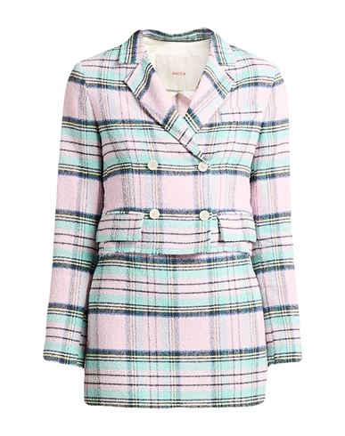 Jucca Woman Suit Pink Size 4 Cotton, Polyester, Linen