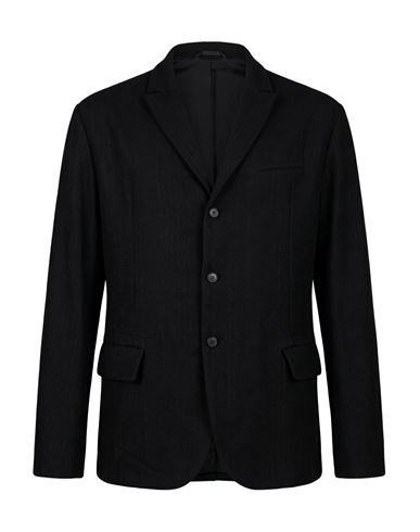 Masnada Man Blazer Black Size 44 Virgin Wool, Elastane