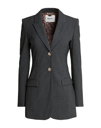 Blugirl Woman Blazer Grey Size 4 Polyester, Viscose, Elastane