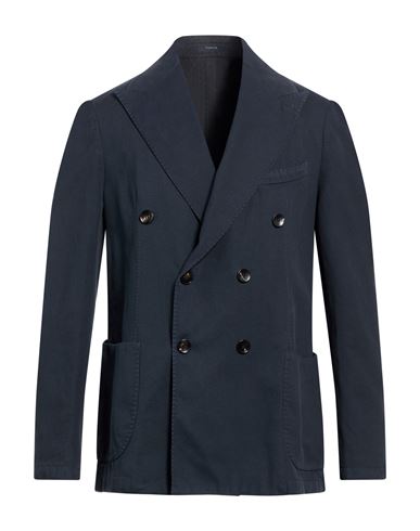 Guarinucci Man Blazer Midnight Blue Size 46 Cotton