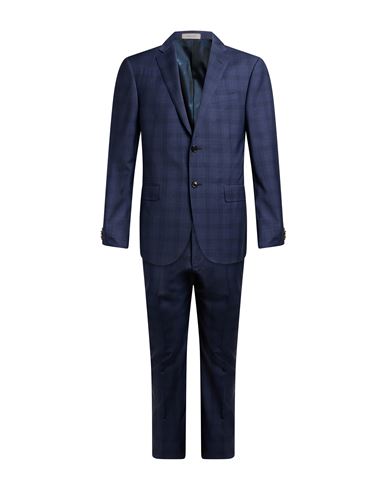 Corneliani Man Suit Navy Size 40 Virgin Wool