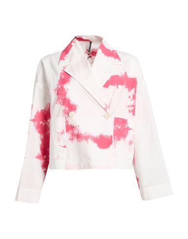 Pierantonio Gaspari Woman Blazer White Size 8 Cotton