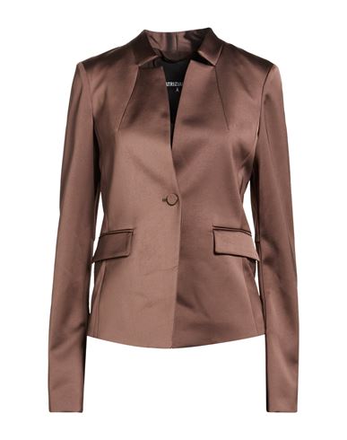 Patrizia Pepe Woman Blazer Chocolate Brown Size 10 Polyester