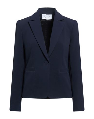 Kaos Woman Blazer Navy Size 10 Polyester, Elastane In Blue