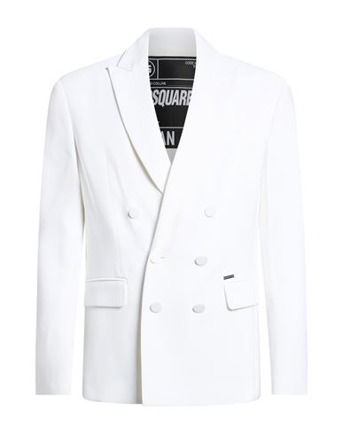 Dsquared2 Woman Blazer White Size 0 Viscose, Elastane