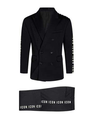 Dsquared2 Woman Suit Black Size 0 Polyamide, Cotton