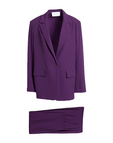 Kaos Woman Suit Purple Size 4 Polyester, Elastane