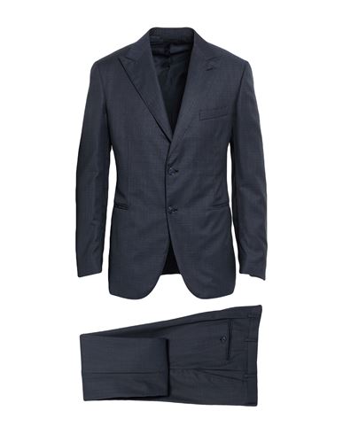 Brioni Man Suit Midnight Blue Size 38 Wool