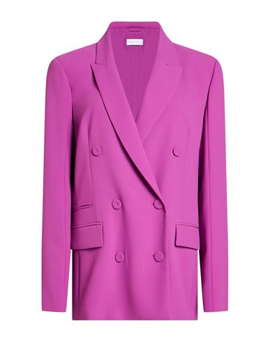 Patrizia Pepe Woman Blazer Mauve Size 4 Recycled Polyester In Purple