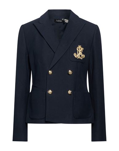 Ralph Lauren Lauren  Woman Blazer Midnight Blue Size 0 Cotton, Elastane